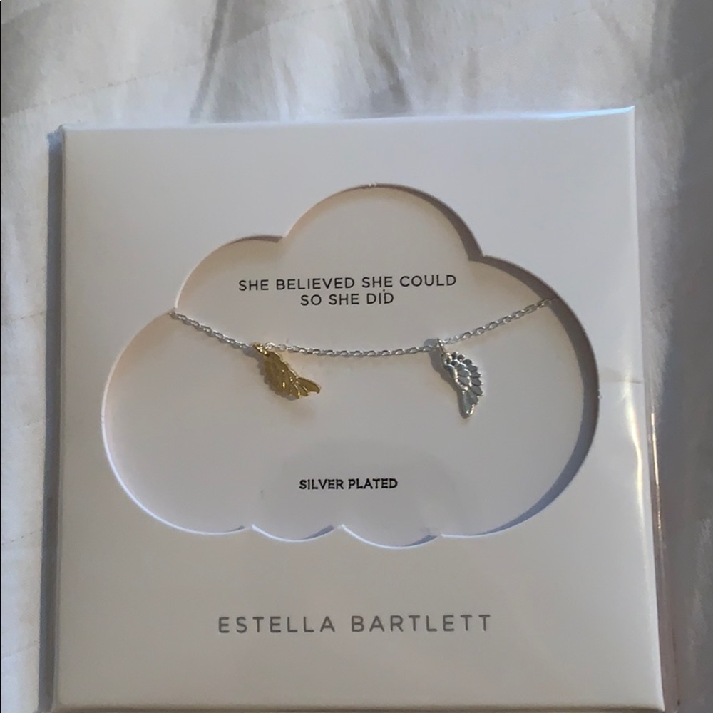 Estella Bartlett wing necklace